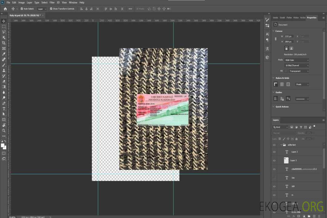 Hongrie certificat preuve de résidence photolook FRONT template Hongrie certificat preuve de résidence photolook FRONT template